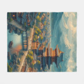 Historische Nara, Monumenten van het oude Nara Fleece Deken (Voorkant (Horizontaal))