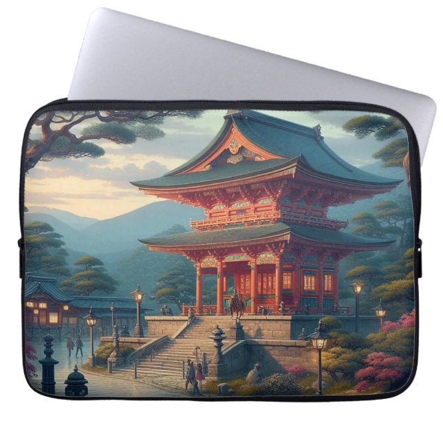 Historische Nara, Monumenten van het oude Nara Laptop Sleeve (Voorkant)