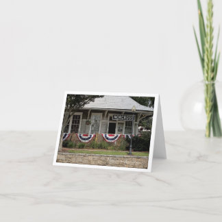 Historische Norcross Ga: Train Depot 3 juli Kaart