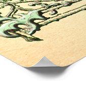 Historische ontvangst voor wind in de buik, Poster (Hoek)