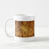 Historische Oude Antiek Wereldkaart Koffiemok (Links)