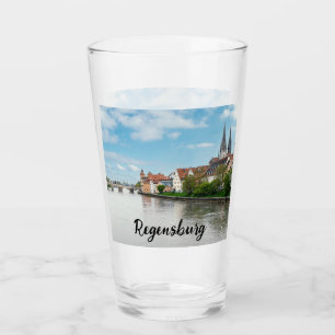 Historische oude binnenstad van Regensburg, Duitsl Glas