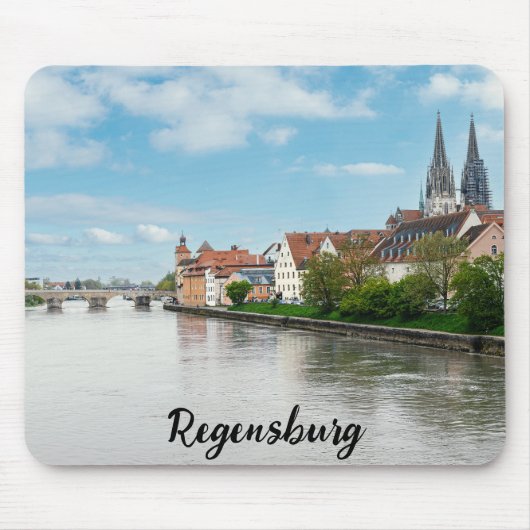 Historische oude binnenstad van Regensburg, Duitsl Muismat (Voorkant)