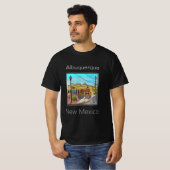 Historische oude stad, Albuquerque, New Mexico T-shirt (Voorkant volledig)