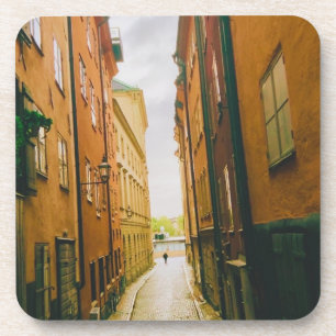 Historische oude stad, Gamla Stan, Stockholm, Zwed Bier Onderzetter