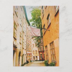 Historische oude stad, Gamla Stan, Stockholm, Zwed Briefkaart