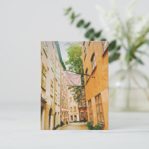 Historische oude stad, Gamla Stan, Stockholm, Zwed Feestdagenkaart