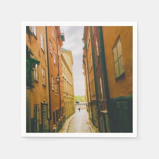 Historische oude stad, Gamla Stan, Stockholm, Zwed Servet (Voorkant)