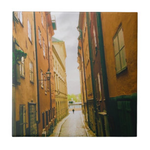 Historische oude stad, Gamla Stan, Stockholm, Zwed Tegeltje