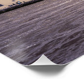 Historische oude stad in Regensburg, Duitsland Perfect Poster (Hoek)