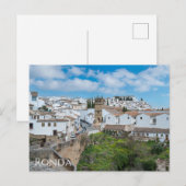Historische oude stad in Ronda Andalusië, Spanje Briefkaart (Voorkant / Achterkant)