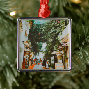 Historische oude stad Marbella Metalen Ornament