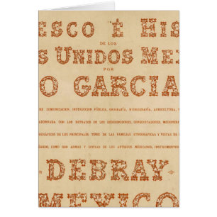 Historische pagina van de Titel van de Kaart