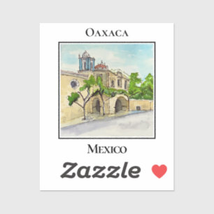 Historische Parroquia de los Siete Principes Oaxac Sticker