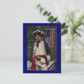 Historische Philadelphia-kolonist Briefkaart (Staand voorkant)