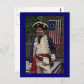 Historische Philadelphia-kolonist Briefkaart (Voorkant / Achterkant)