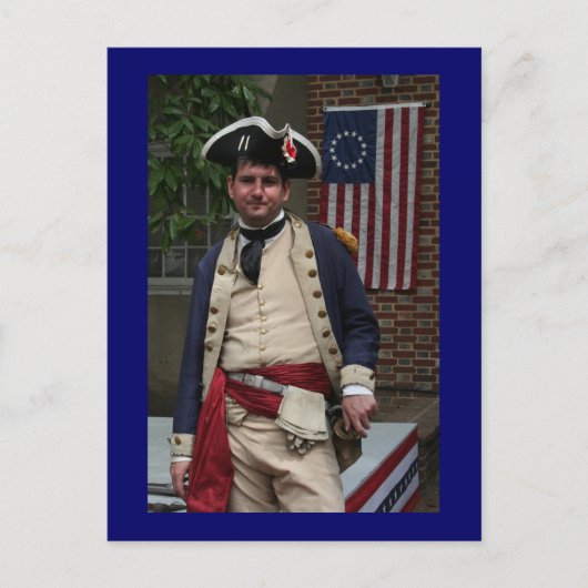 Historische Philadelphia-kolonist Briefkaart (Voorkant)