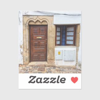 Historische portugese deur sticker