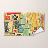 historische postreis bad handdoek (Handdoek)