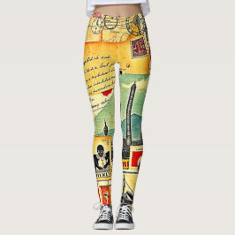 historische postreis leggings