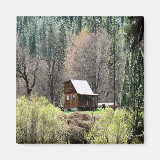Historische potato Creek Log Cabin..... Magneet