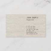  Historische Professionele Gebruikte Wijze van het Visitekaartje (Voorkant)