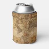 Historische reis: 1746 Wereldkaart Blikjeskoeler (Blikje Achterkant)