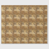 Historische reis: 1746 Wereldkaart Cadeaupapier (Vlak)