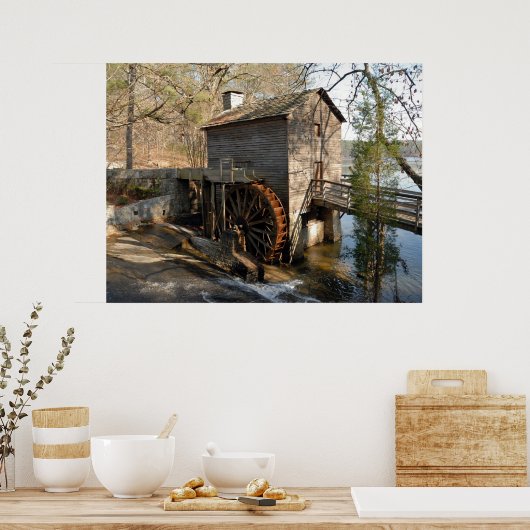 Historische ristmolen poster (Keuken)