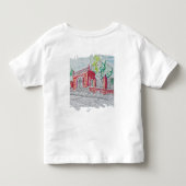 Historische Rode Bakstenen Ingang Kinder Shirts (Achterkant)