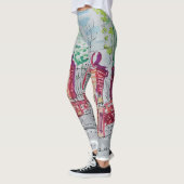 Historische Rode Bakstenen Ingang Leggings (Links)