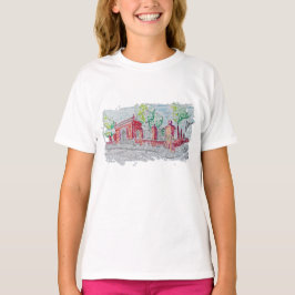 Historische Rode Bakstenen Ingang T-shirt