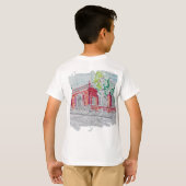 Historische Rode Bakstenen Ingang T-shirt (Achterkant volledig)