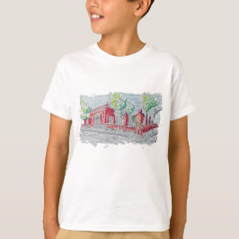 Historische Rode Bakstenen Ingang T-shirt