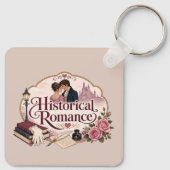 Historische Romantiek Liefhebber Sleutelhanger (Achterkant)