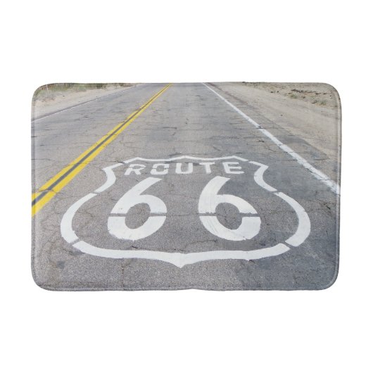 Historische Route 66 Bath Mat. Badmat (Voorkant)