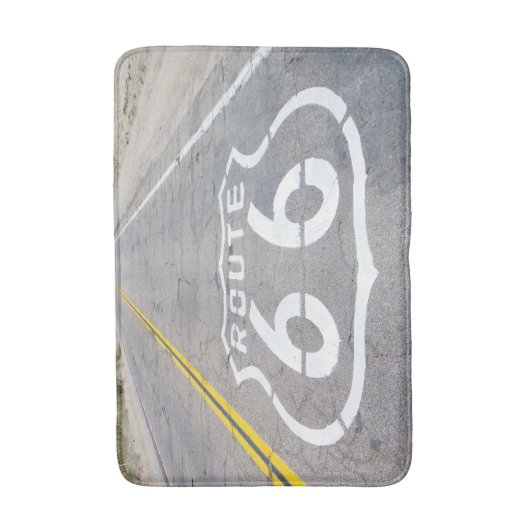 Historische Route 66 Bath Mat. Badmat (Voorkant Verticaal)