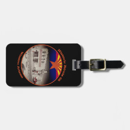 Historische route 66 Bestemming Winslow Arizona Bagagelabel