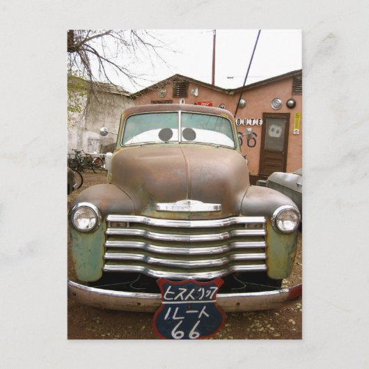 Historische route 66 briefkaart (Voorkant)