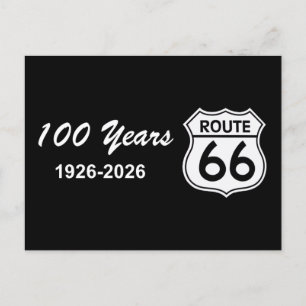 Historische Route 66 Eeuwfeest Briefkaart