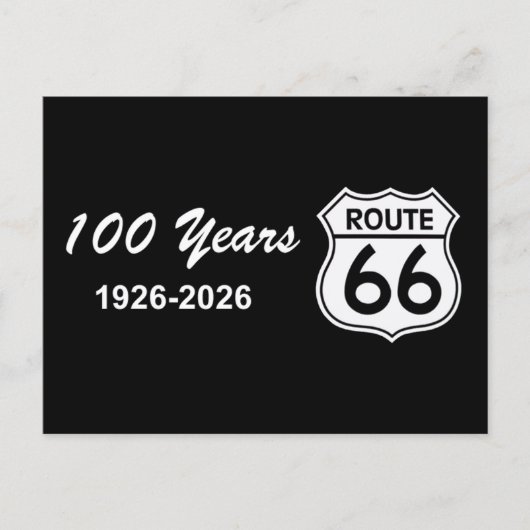 Historische Route 66 Eeuwfeest Briefkaart (Voorkant)