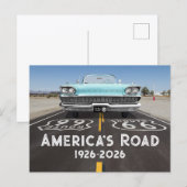 Historische Route 66 Eeuwfeest Briefkaart (Voorkant / Achterkant)