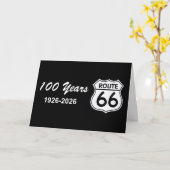 Historische Route 66 Eeuwfeest Kaart (Gele Bloem)