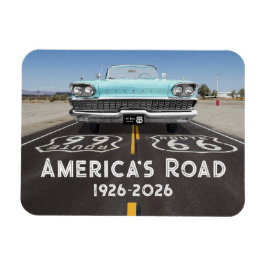 Historische Route 66 Eeuwfeest Magneet