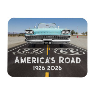 Historische Route 66 Eeuwfeest Magneet