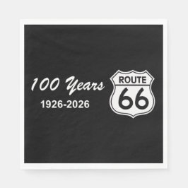 Historische Route 66 Eeuwfeest Servet