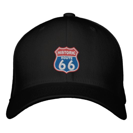 Historische route 66 geborduurde pet (Voorkant)