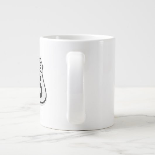 Historische route 66 grote koffiekop (Achterkant)