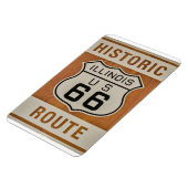 Historische Route 66 in Illinois Magnet Magneet (Linkerzijde)