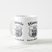 Historische route 66 koffiemok (Voorkant links)